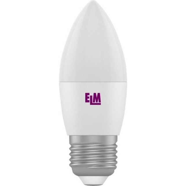 ELM LED C37 PA10 6W E27 3000K (18-0090) - зображення 1