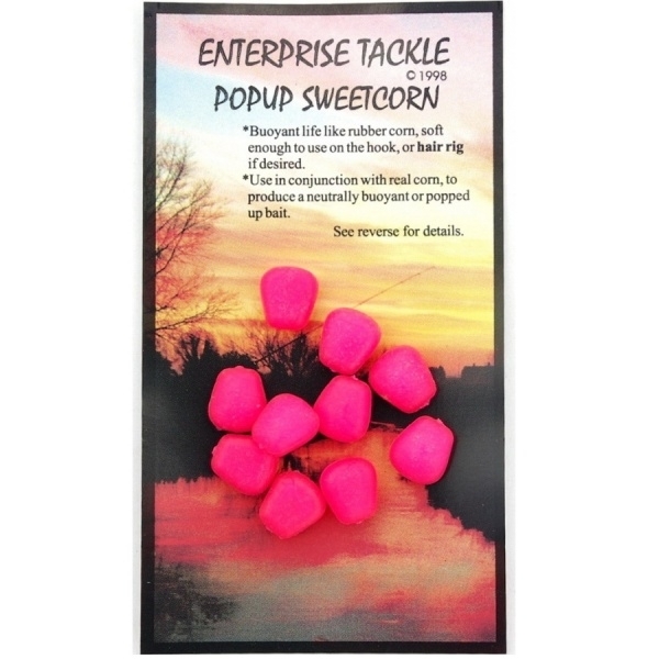 Enterprise Tackle Кукуруза Popup Sweetcorn Fluoro Pink 10pcs - зображення 1