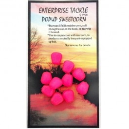 Enterprise Tackle Кукуруза Popup Sweetcorn Fluoro Pink 10pcs