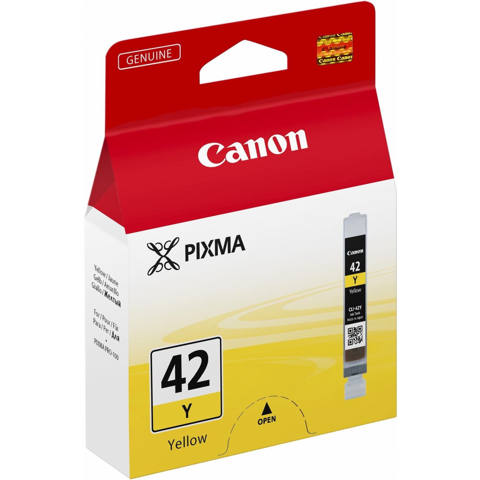 Canon CLI-42 Yellow (6387B001) - зображення 1