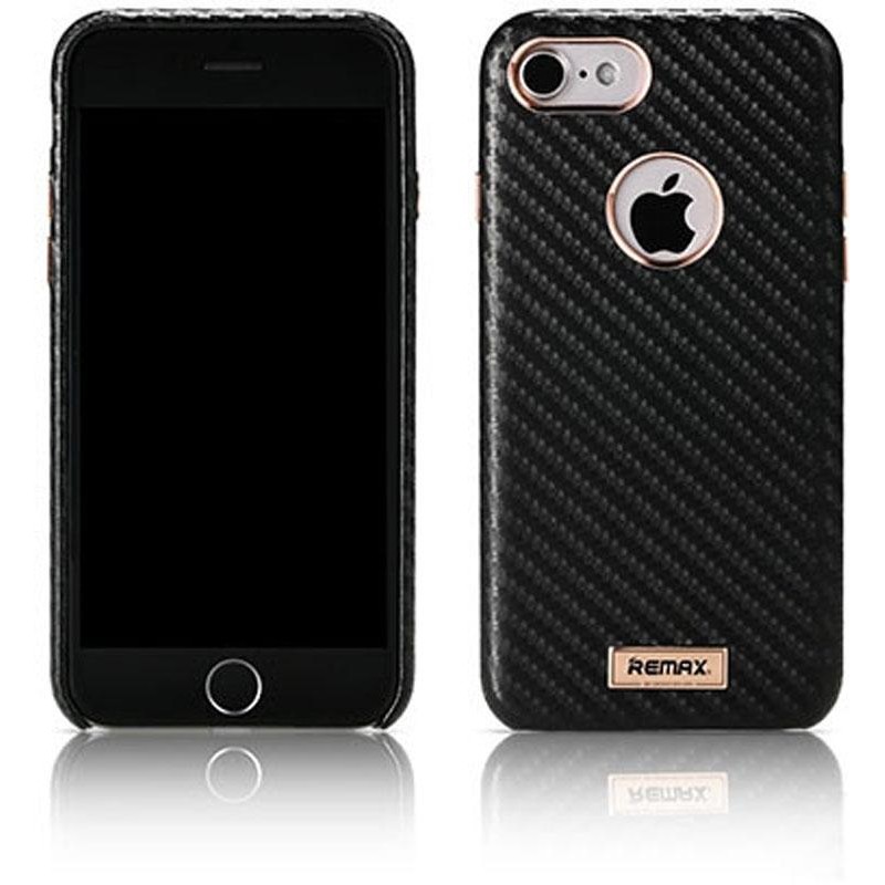 REMAX Carbon Series iPhone 7 Black - зображення 1