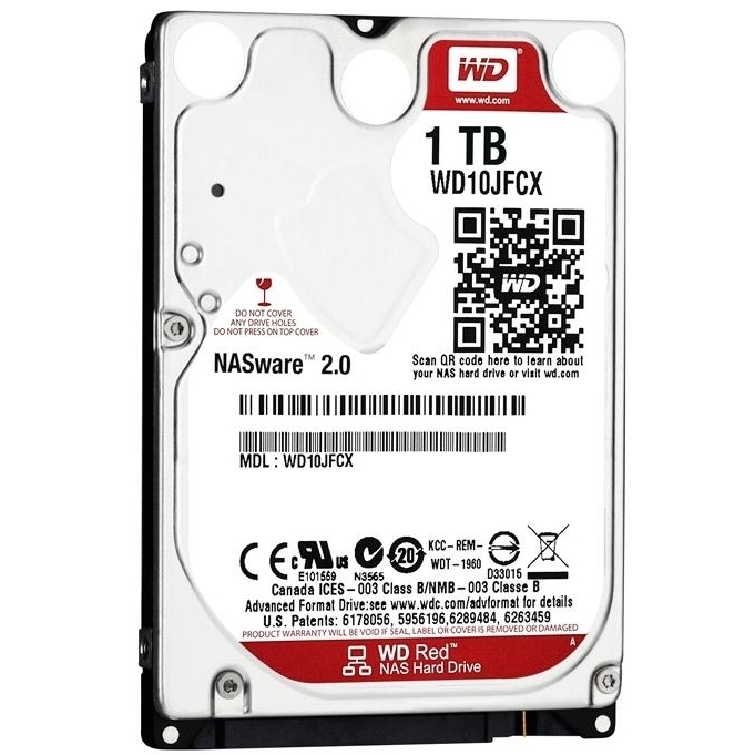 WD Red 2.5" 1 TB (WD10JFCX) - зображення 1