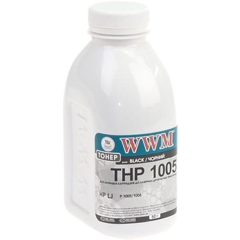 WWM Тонер для HP LJ P1005/ 1006/ 1505/ M1217/ M1522/ M225 бутль 50г (TB85-2) - зображення 1