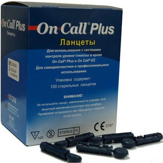 ACON On-Call Plus Lancets 100 шт. - зображення 1