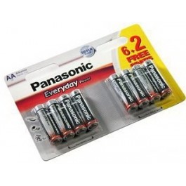   Panasonic AA bat Alkaline 6+2шт Everyday Power (LR6REE/8B2F)