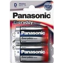   Panasonic D bat Alkaline 2шт Everyday Power (LR20REE/2BR)