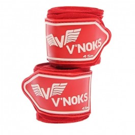 V'Noks Бинты боксерские 4,5m Red (40232)