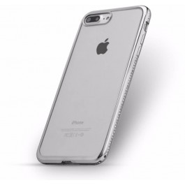 Shengo TPU Case Diamond iPhone 7 Plus Silver