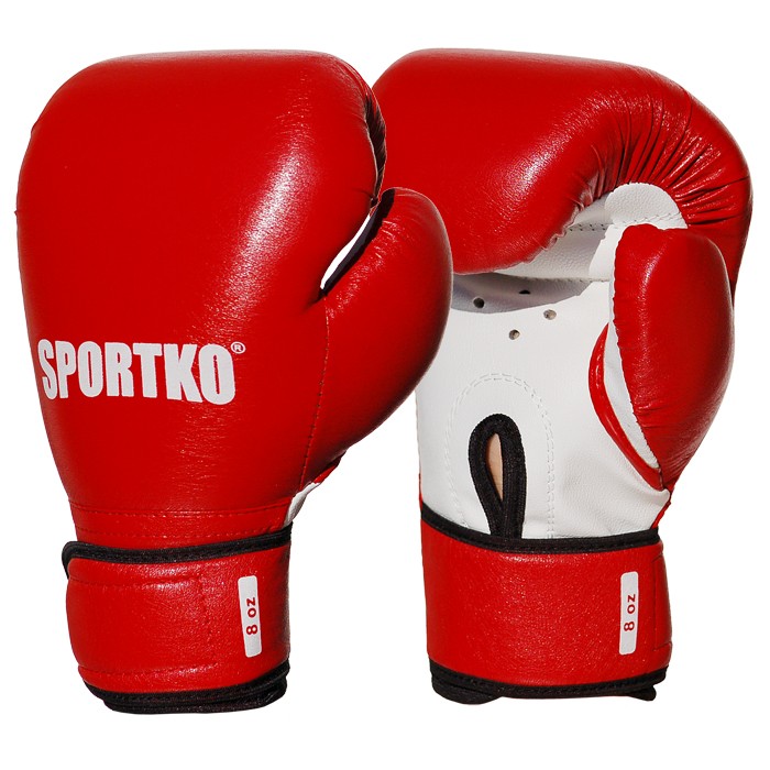 Sportko Боксерские перчатки кожвинил 8 oz (ПД2-8-OZ) - зображення 1