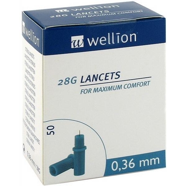 Wellion Lancets 28G 50 шт. - зображення 1
