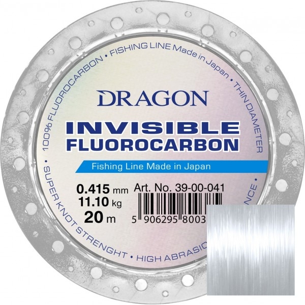 Dragon Флюрокарбон Invisible (0.415mm 20m 11.10kg) - зображення 1