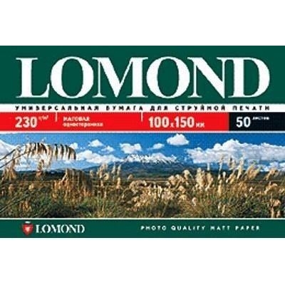 Lomond Matt Photo Paper (10x15 см, 230 г/м2, 500 листов) (0102084) - зображення 1