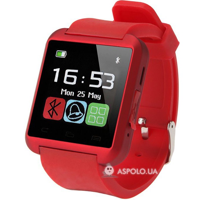 Aspolo SmartWatch U8 red - зображення 1