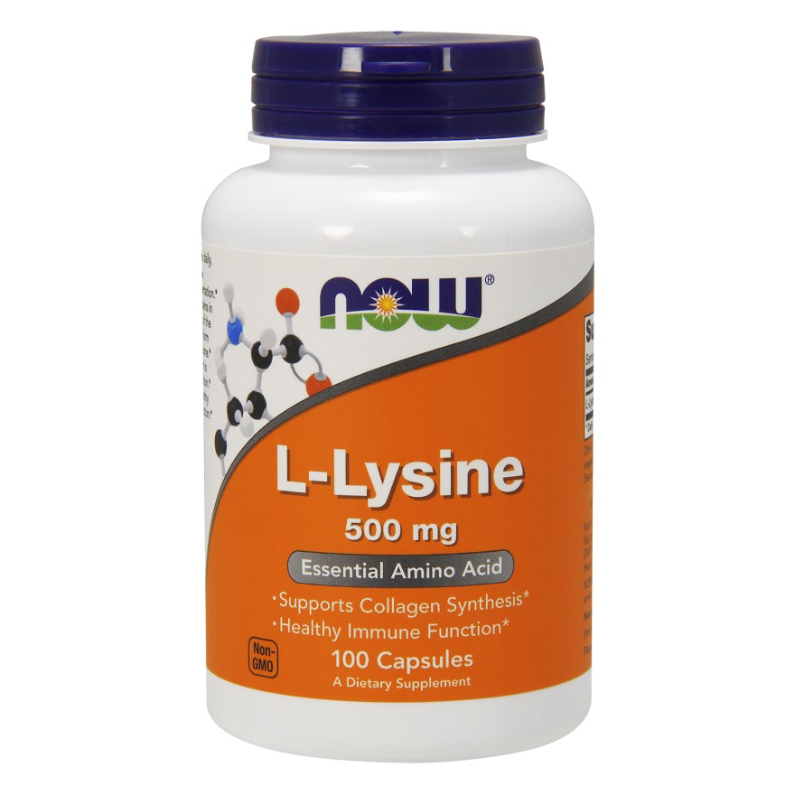 Now L-Lysine 500 mg Capsules 250 caps - зображення 1