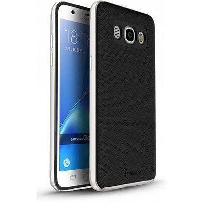 iPaky Hybrid Series Samsung J7 Prime G610 Silver - зображення 1