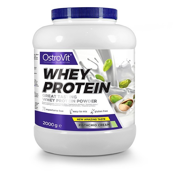 OstroVit Whey Protein 2000 g /66 servings/ Pistachio Cream - зображення 1