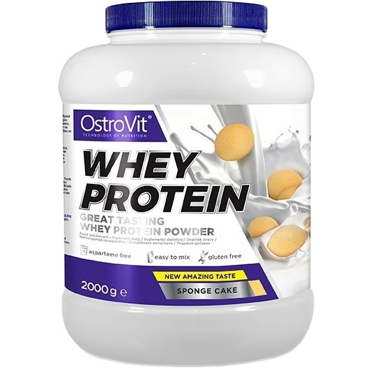 OstroVit Whey Protein 2000 g /66 servings/ Sponge Cake - зображення 1