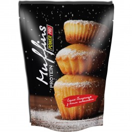 Power Pro Muffins Protein 600 g /12 servings/ Клубника с белым шоколадом