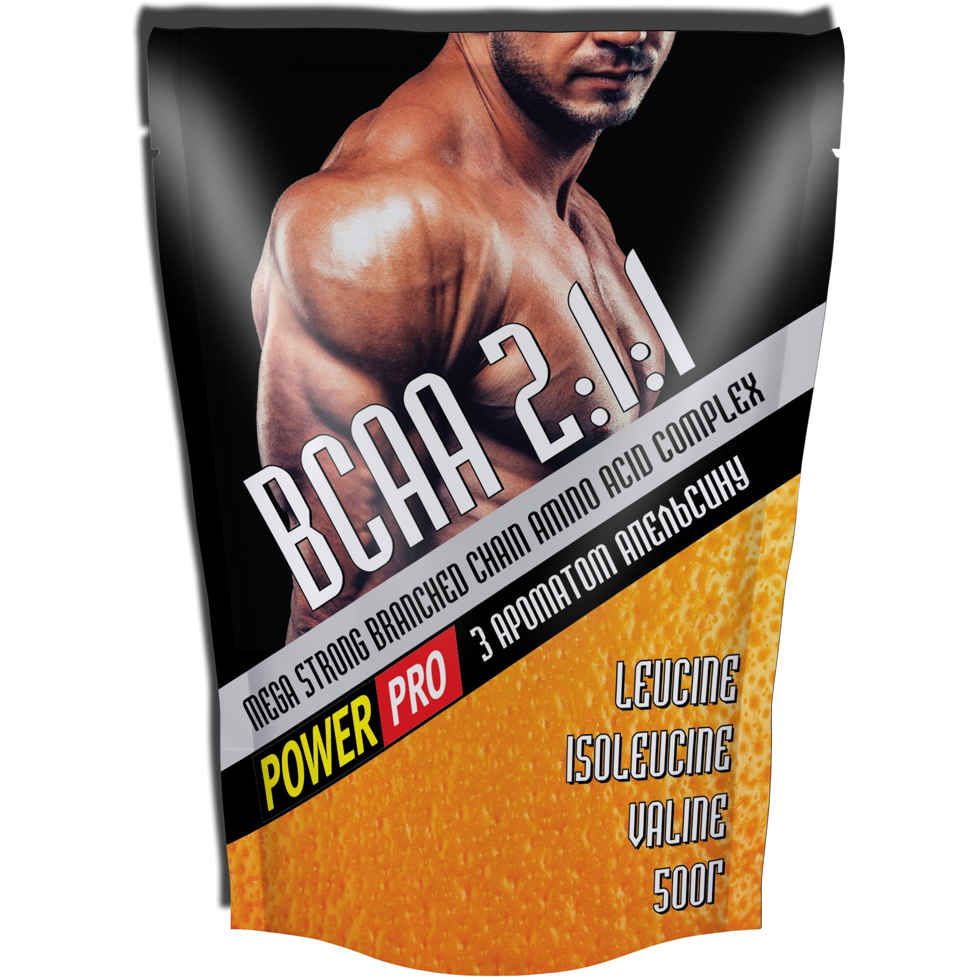 Power Pro BCAA 2:1:1 500 g /100 servings/ Апельсин - зображення 1