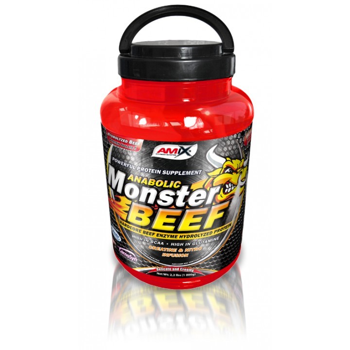 Amix Anabolic Monster Beef Protein pwd. 1000 g /30 servings/ Vanilla Lime - зображення 1