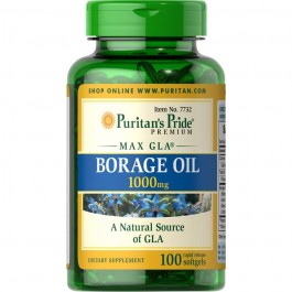   Puritan's Pride Borage Oil 1000 мг 100 капсул