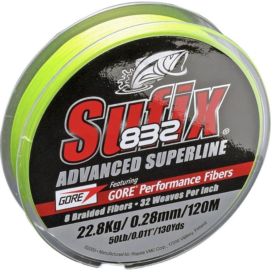 Sufix 832 Neon Lime (0.10mm 120m 5.9kg) - зображення 1