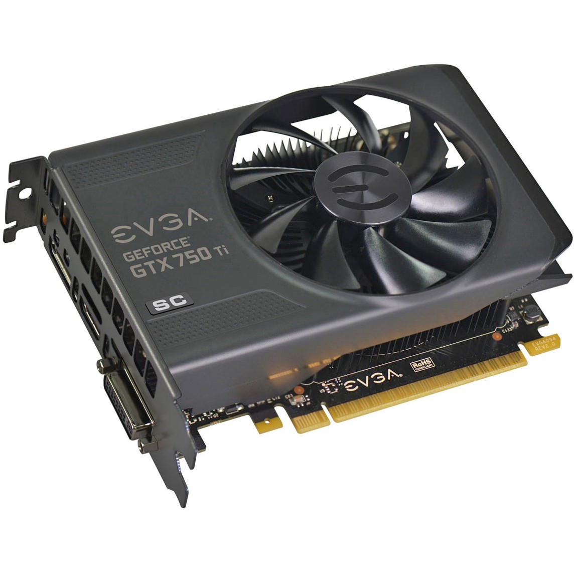 EVGA GeForce GTX 750 Ti 02G-P4-3753-KR купить в интернет-магазине: цены на  видеокарта GeForce GTX 750 Ti 02G-P4-3753-KR - отзывы и обзоры, фото и  характеристики. Сравнить предложения в Украине: Киев, Харьков, Одесса, Днепр