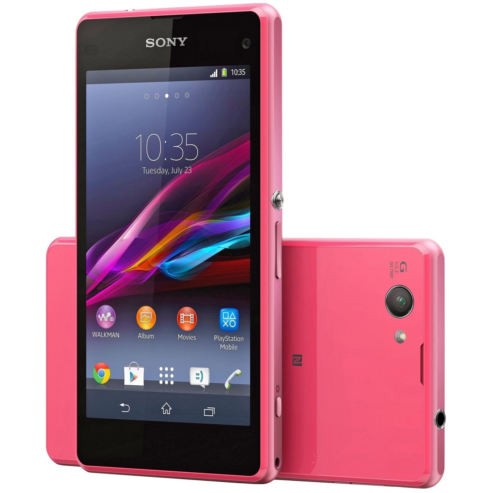 Sony Xperia Z1 Compact D5503 (Pink) - зображення 1