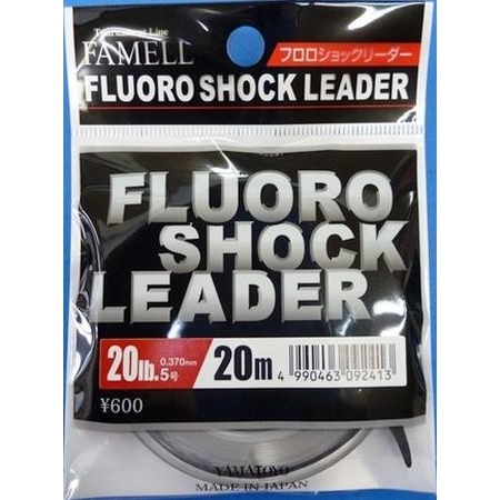 Yamatoyo Fluoro Shock Leader (0.435mm 20m 11.34kg) - зображення 1