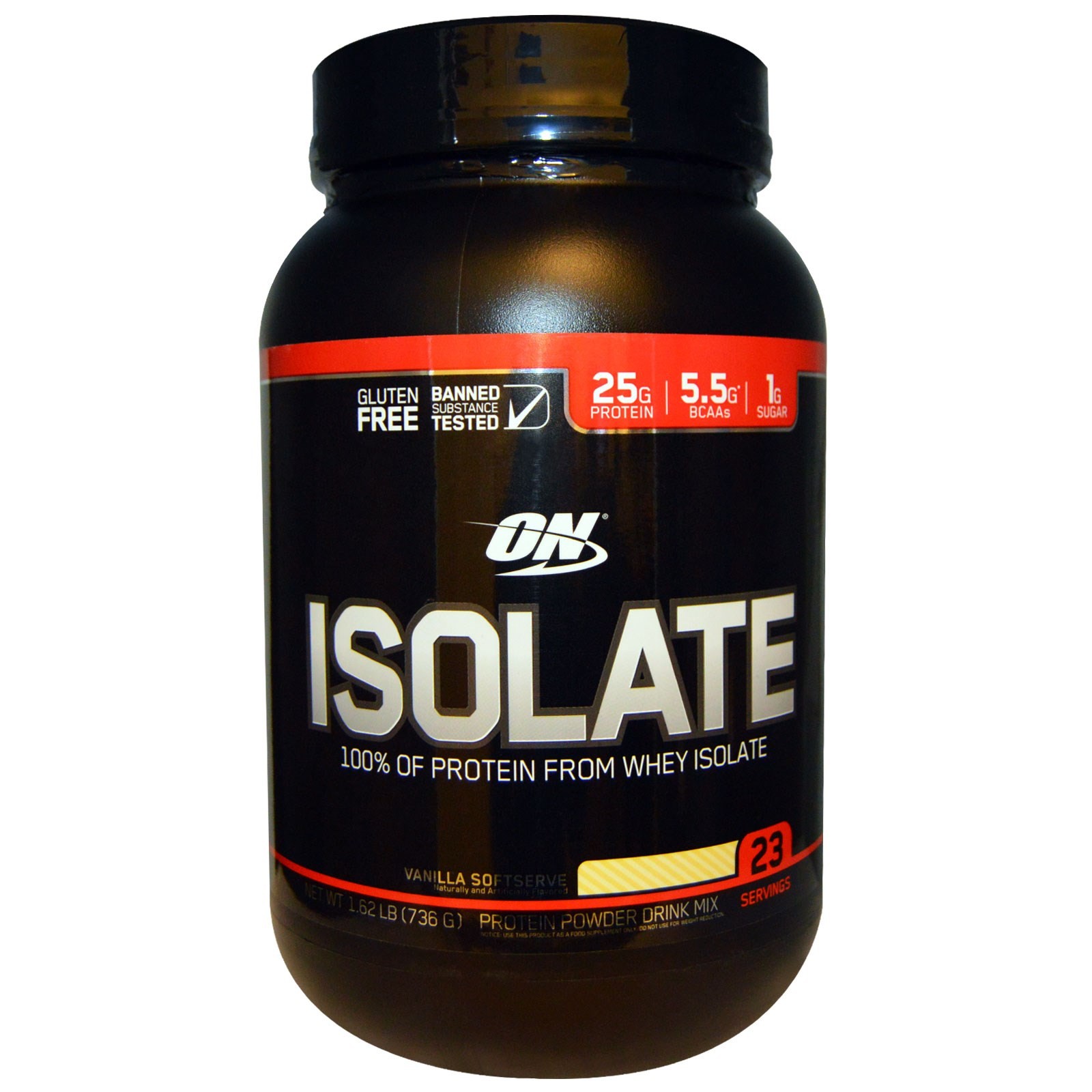 Optimum Nutrition Whey Isolate 736 g /23 servings/ Vanilla Softserve - зображення 1