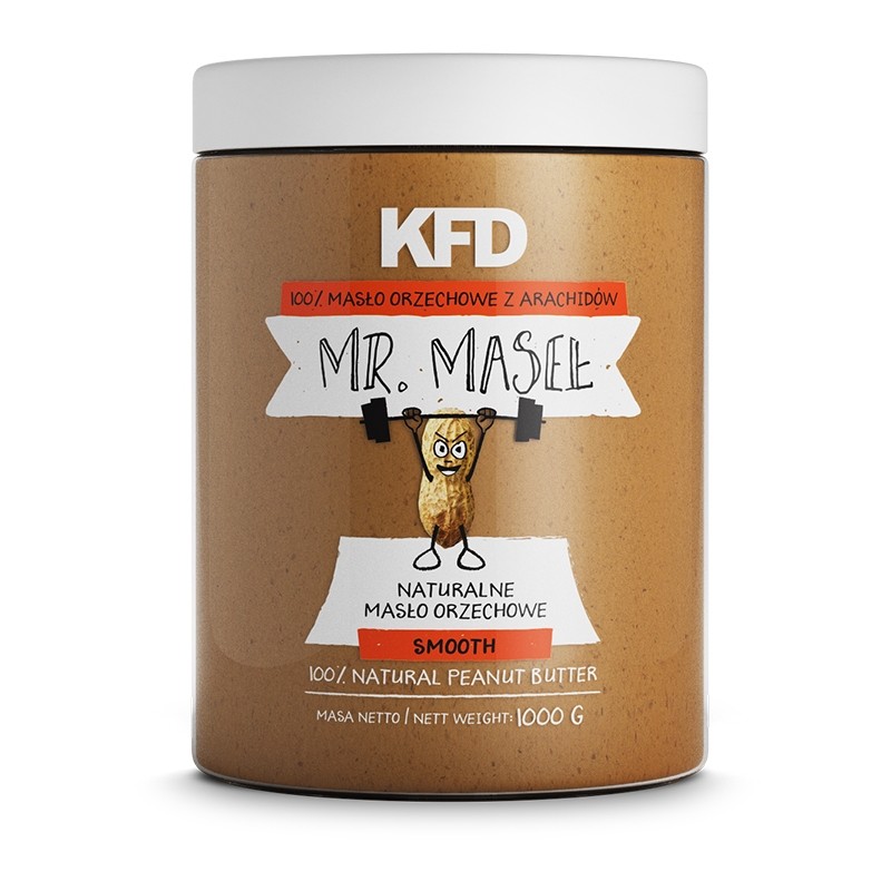 KFD Nutrition Peanut Butter Smooth 100% 1000 g /10 servings/ - зображення 1