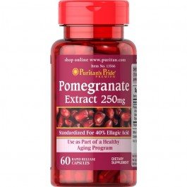 Puritan's Pride Pomegranate Extract 250 mg 60 caps