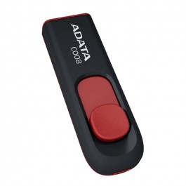 ADATA 64 GB Classic C008 Black/Red (AC008-64G-RKD)