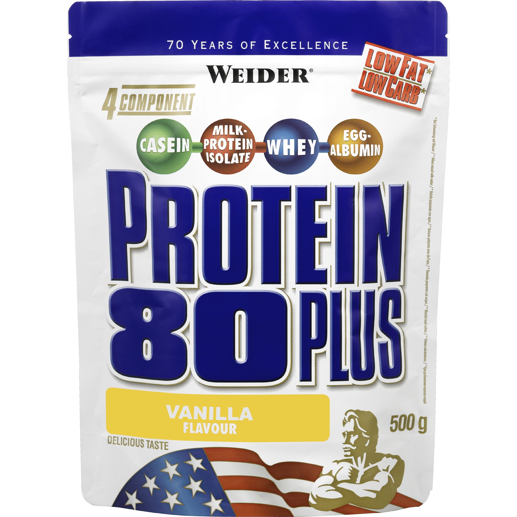 Weider Protein 80 Plus 500 g /16 servings/ Pistachio - зображення 1