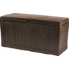 Ящик, шафа для зберігання садовий Keter Comfy, ящик для хранения 270 л, коричневый (7290106930216)