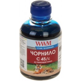   WWM Чернила для Canon MG2140/ MG4240/ MG5540/ MX514 200г Cyan (C45/C)