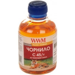 WWM Чернила для Canon MG2140/ MG4240/ MG5540/ MX514 200г Yellow (C45/Y)