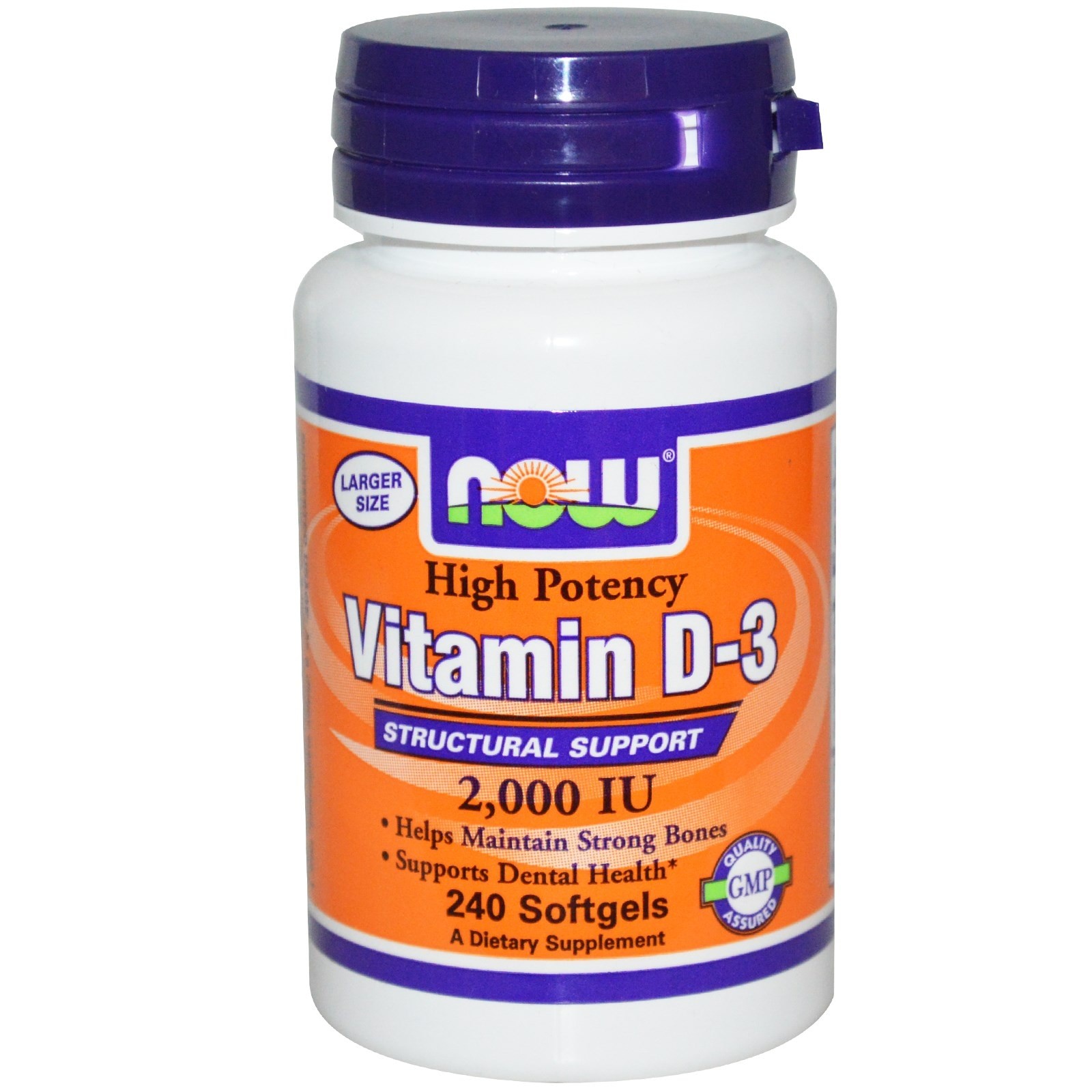 Now Vitamin D-3 2,000 240 caps - зображення 1