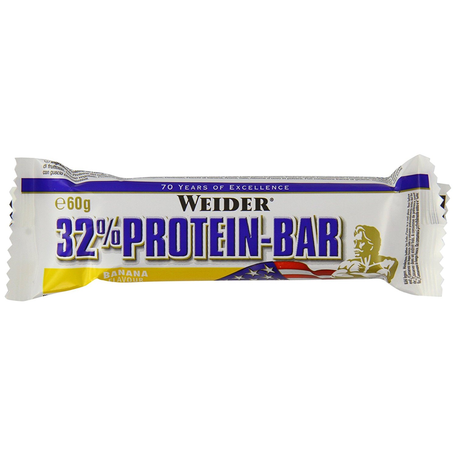 Weider 32% Protein Bar 60 g Cookie Cream - зображення 1
