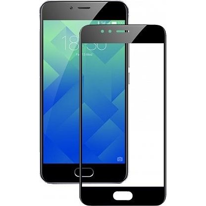 Mocolo Full Cover Tempered Glass 2.5D Meizu M5s Mini Black (ML1211) - зображення 1