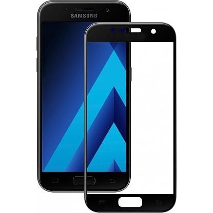 Mocolo Full Cover Tempered Glass 2.5D Samsung Galaxy A3 2017 A320 Black (SX1181) - зображення 1