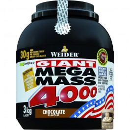 Weider Giant Mega Mass 4000 3000 g /20 servings/ Chocolate