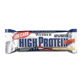 Weider Low Carb High Protein Bar 50 g Peanut Caramel
