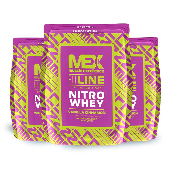 MEX Nitro Whey 910 g /30 servings/ Strawberry - зображення 1