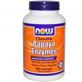 Now Papaya Enzyme Lozenges 360 tabs