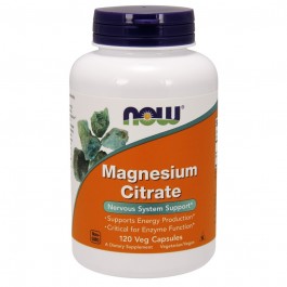 Now Magnesium Citrate Veg Capsules 120 caps