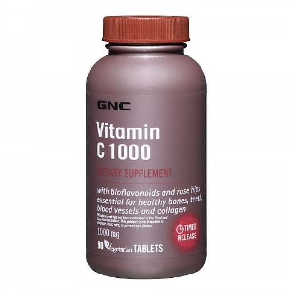 GNC Vitamin C 1000 mg 90 tabs - зображення 1