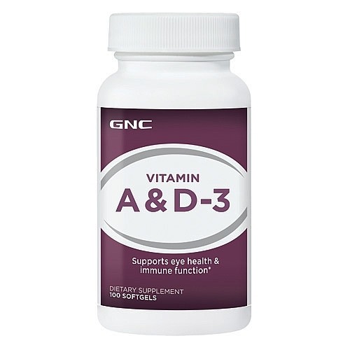 GNC Vitamin A & D-3 100 caps - зображення 1
