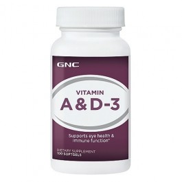 GNC Vitamin A & D-3 100 caps