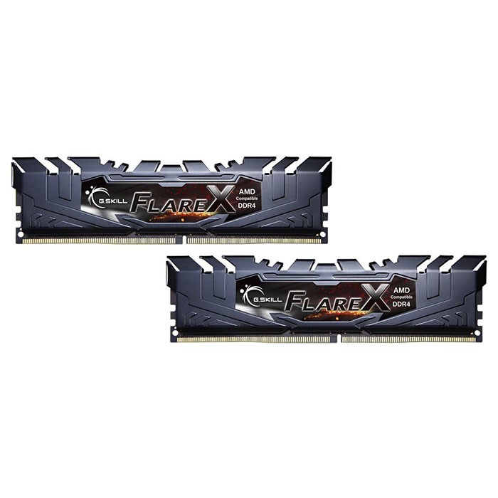 G.Skill 32 GB (2x16GB) DDR4 2400 MHz Flare X Black (F4-2400C16D-32GFX) - зображення 1